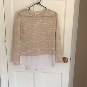 BCBGeneration long sleeve top with detail. XXS